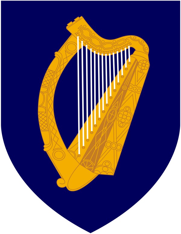escudo brasao de armas da irlanda